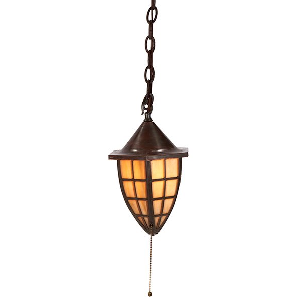 Handel hanging lantern 8"w x 7"d x 25.5"h (1 of 1)