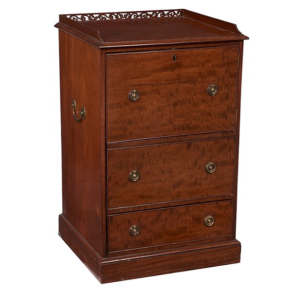 Late Georgian metamorphic commode cabinet 20"w x 18.5"d (1 of 1)