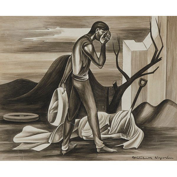 Mitchell Siporin, (American, 1910-1976), Pale of the (1 of 2)