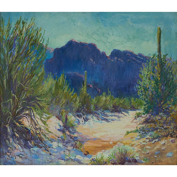 Jessie Benton Evans, (American, 1866-1954), Desert (1 of 2)