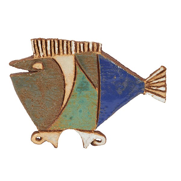 Isabelle Ferlay for Les Argonautes Fish wall plaque (1 of 1)