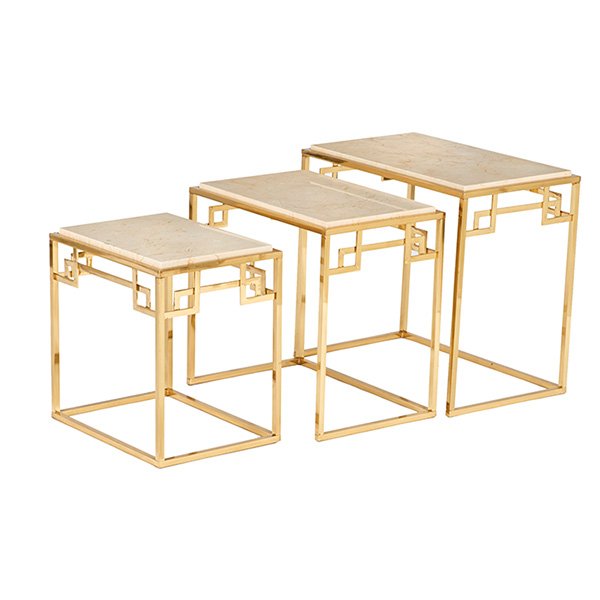 Mastercraft nesting tables, three largest: 24"w x (1 of 1)