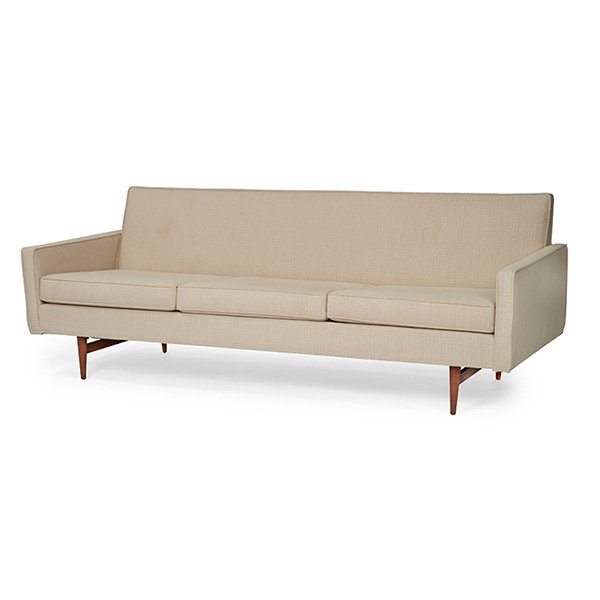 Paul McCobb for Custom Craft three-seat sofa 81.5"w x (1 of 1)