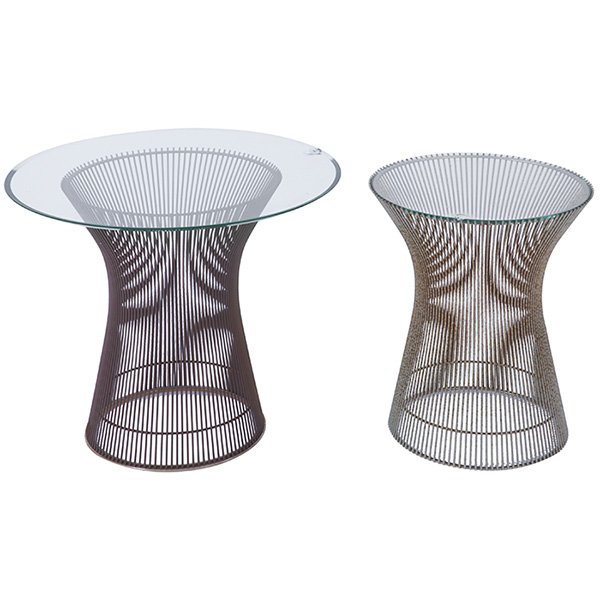 Warren Platner for Knoll occasional tables, pair (1 of 1)