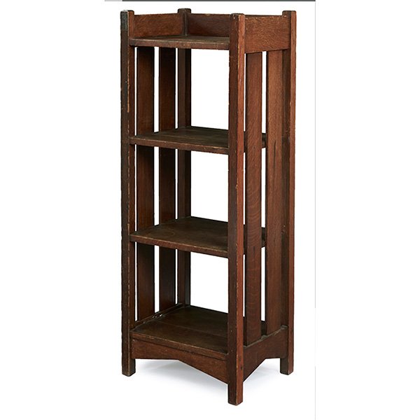 Limbert, magazine stand, #304, Grand Rapids, MI, oak, (1 of 1)