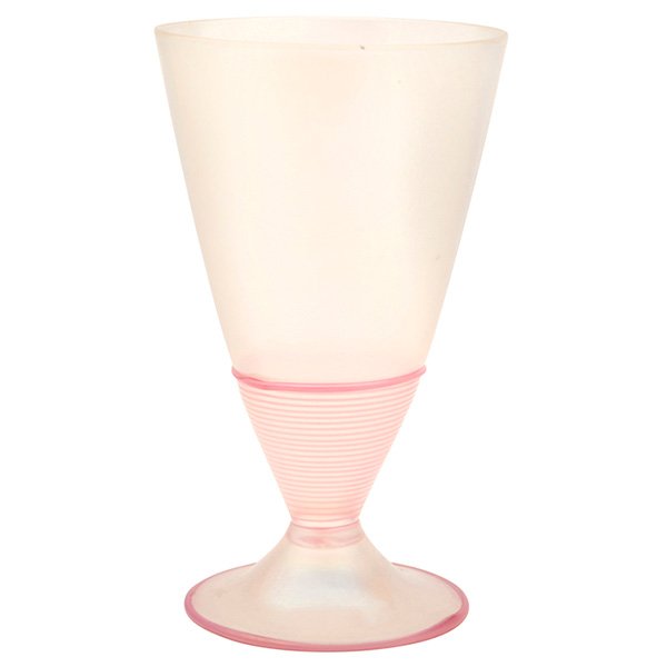 Steuben Glass Works, goblet, Corning, NY, Verre de Soie (1 of 1)