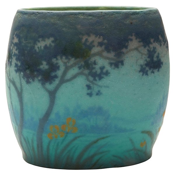 Almeric Walter (1870-1959), Landscape pillow vase, (1 of 4)