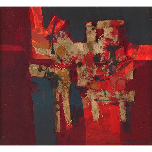 Claude Bentley, (American, 1915-1990), Untitled, oil (1 of 2)