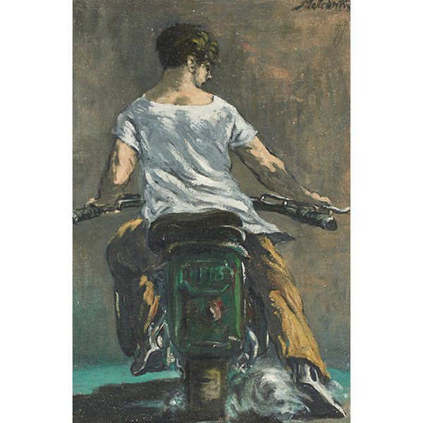 Edward Melcarth, (American, 1914-1973), Man on a (1 of 2)