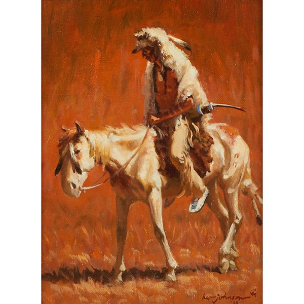 Harvey Johnson, (American, 1921-2005), The Wolf (1 of 2)