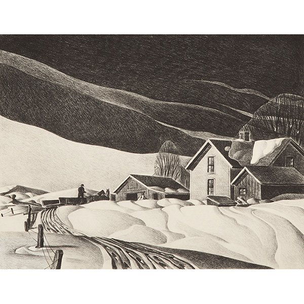 Dale Nichols, (American, 1904-1995), Midwest Morning, (1 of 2)