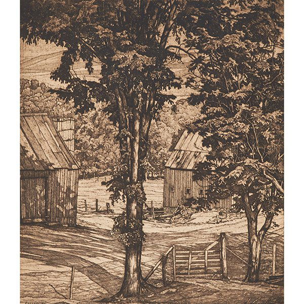 Luigi Lucioni, (American/Italian, 1900-1988), Shadow (1 of 6)