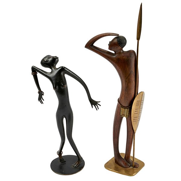 Werkstätte Hagenauer Wein sculptures, two (1 of 1)