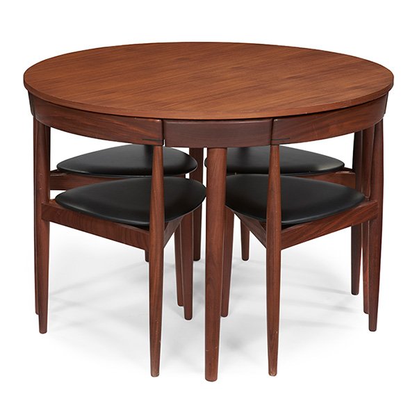 Hans Olsen for Frem Rojle table and chairs signed (1 of 1)