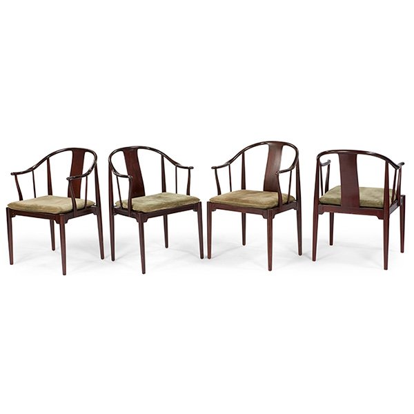 Hans Wegner for Fritz Hansen Chinese chairs, four (1 of 1)