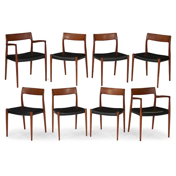 Niels Otto Moller for J.L. Moller dining chairs, 8 (1 of 3)