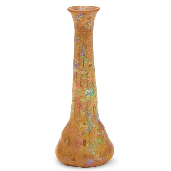 Beatrice Wood miniature vase, metallic glaze, 4"h (1 of 1)