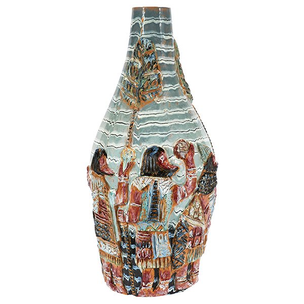San Polo Ceramiche Veneziane large Egyptian vase (1 of 3)