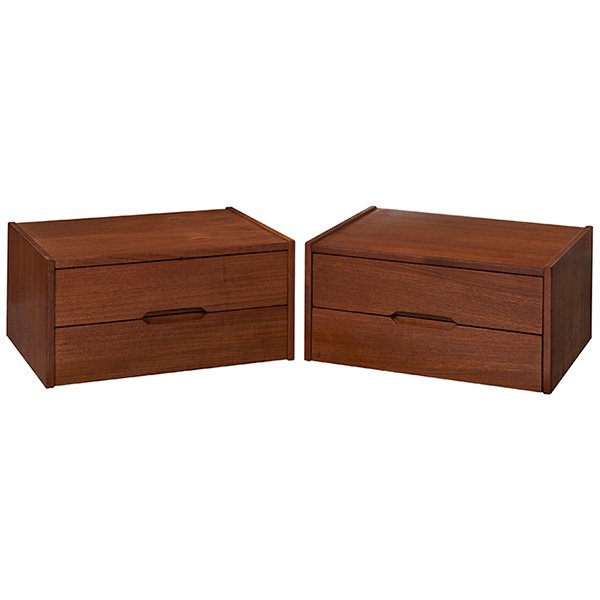 Aksel Kjersgaard storage boxes, pair, signed (1 of 1)