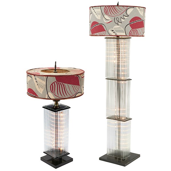 Liteline table lamp and floor lamp, Chicago, 1960s (1 of 1)