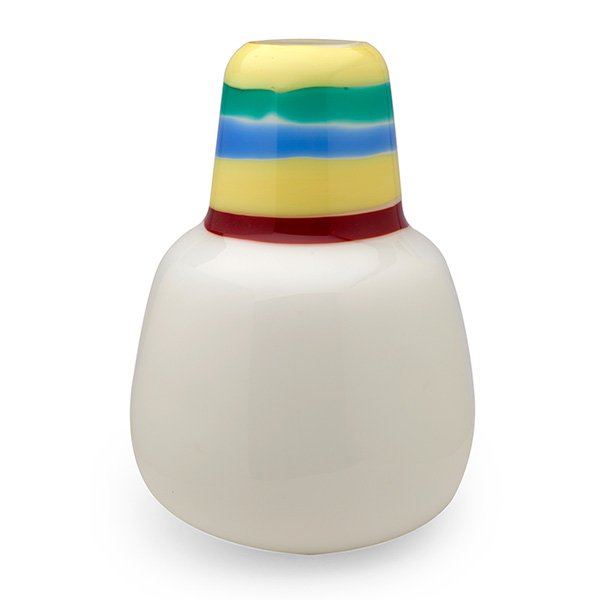 Large Italian glass lamp shade Murano 12"d x 16"h (1 of 1)