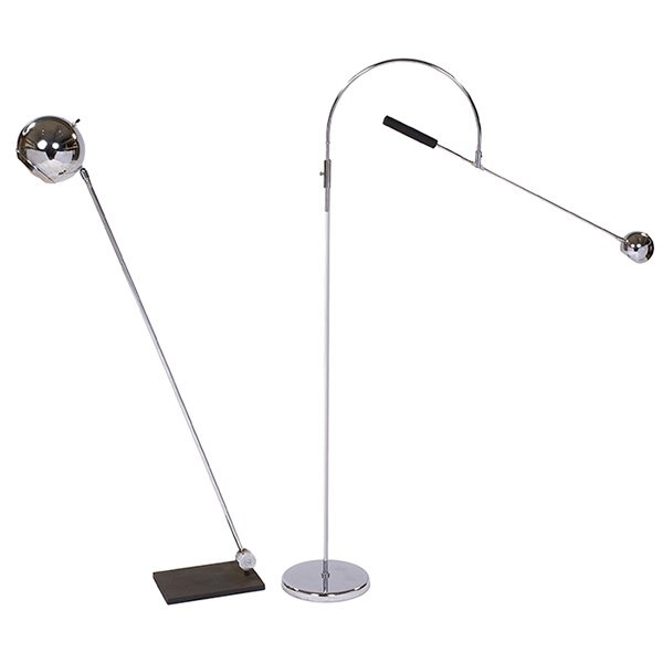 Robert Sonneman Orbiter floor lamp and Kovacs lamp (1 of 1)