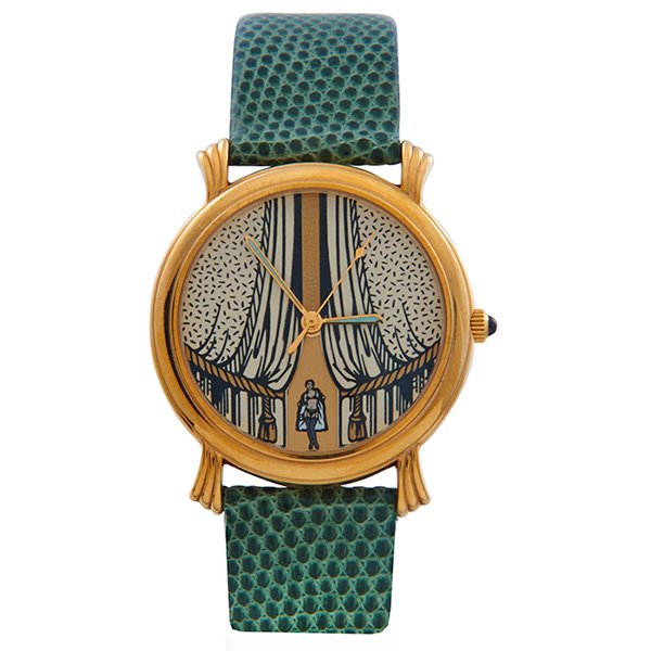 Vincent Calabrese Mona Lisa wristwatch: Vincent Calabrese, Mona Lisa wristwatch, Geneva, Switzerland, face: 1 1/4"dia