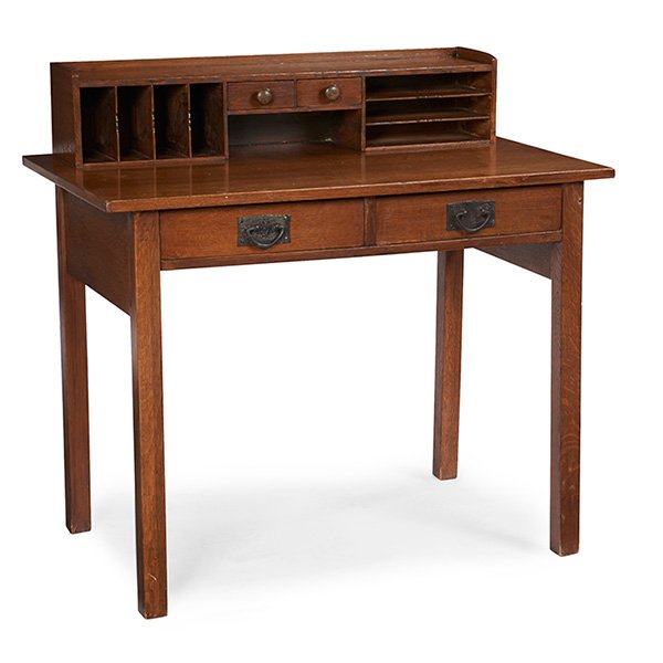 Gustav Stickley desk, #720 38"w x 23"d x 36.75"h (1 of 1)