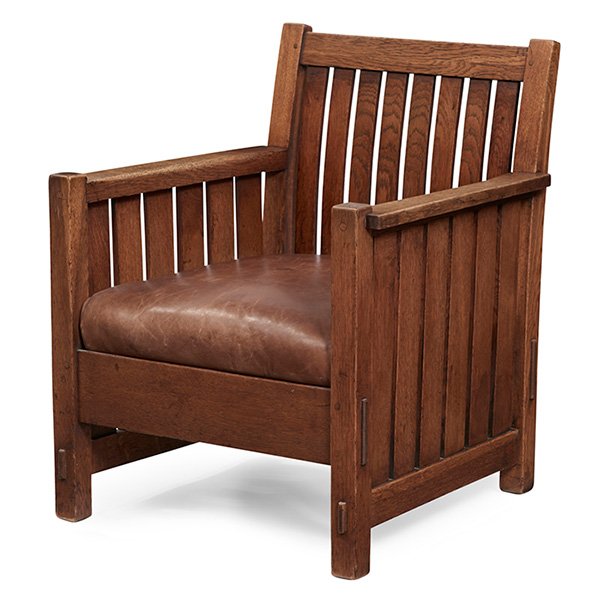 L & JG Stickley armchair, #408 27"w x 26"d x 32"h (1 of 1)