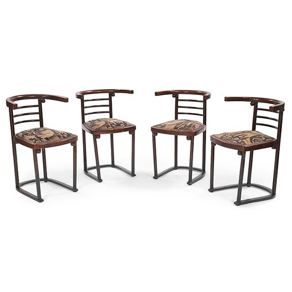 Josef Hoffman (1870-1956) for Thonet Fledermaus chairs, (1 of 1)