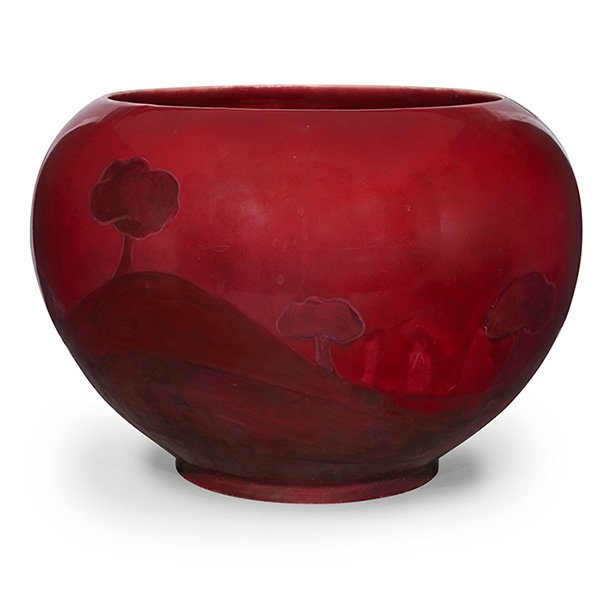 William Moorcroft (1872-1945) Landscape jardiniere (1 of 1)