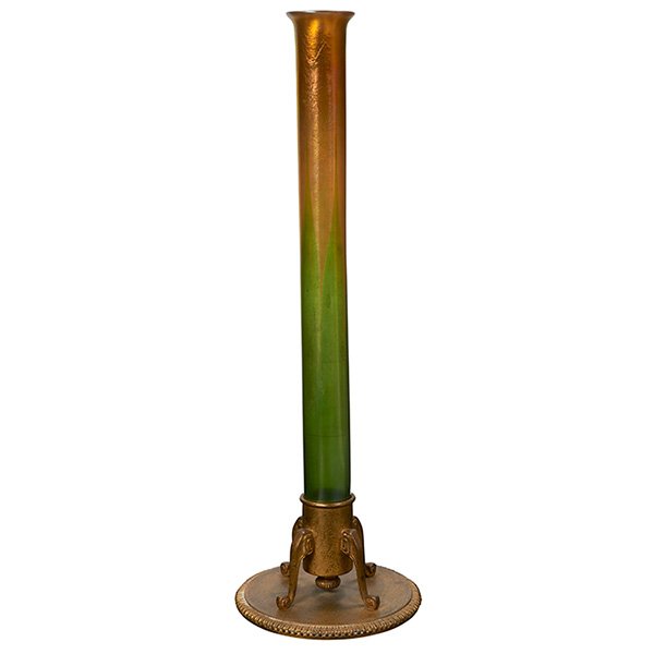 Tiffany Studios vase, #715 24.5"h x 8"dia (1 of 2)