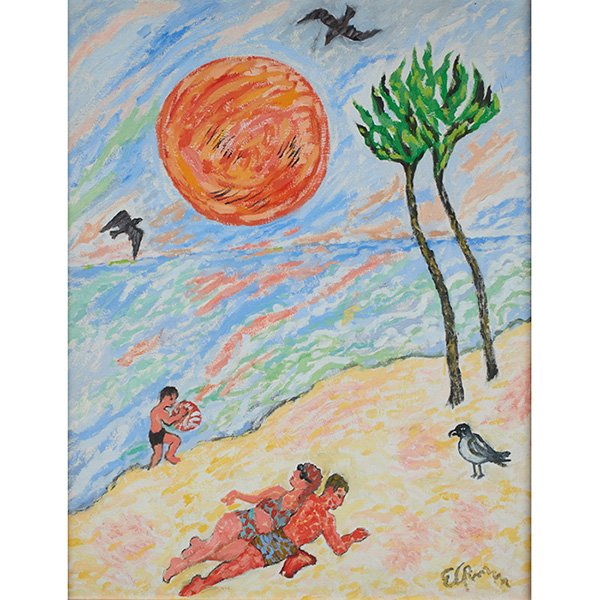 Emil Armin, (American, 1883-1972), Florida, oil on (1 of 2)