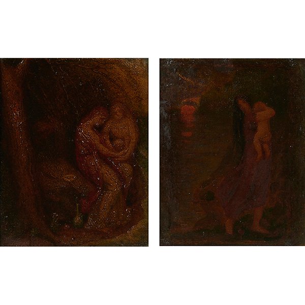 Claude Buck, (American, 1890-1974), Untitled (a pair of (1 of 5)