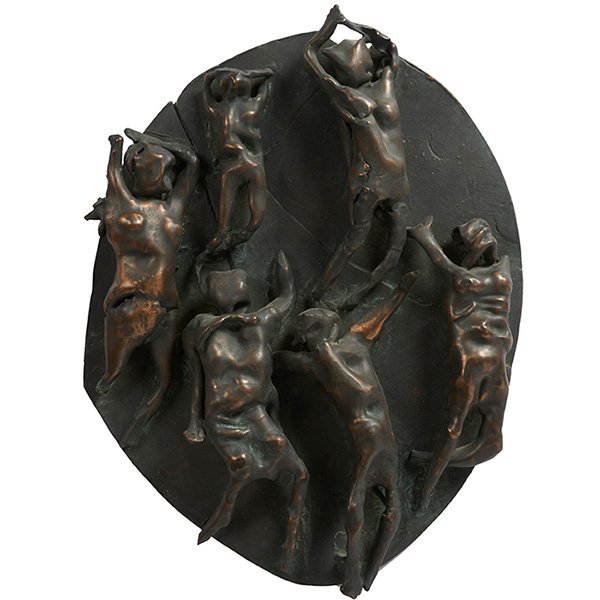Abbott Pattison, (American, 1916-1999), Untitled,: Abbott Pattison, (American, 1916-1999), Untitled, bronze, signed, 19"h x 15"w x 3"d