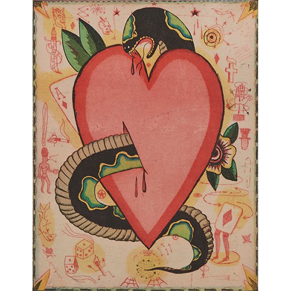 Tony Fitzpatrick, (American, b. 1958), My Snakebit (1 of 2)