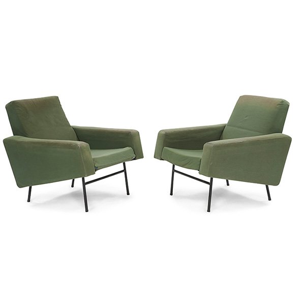 Pierre Guariche (1926-1995) for Airborne lounge chairs, (1 of 1)
