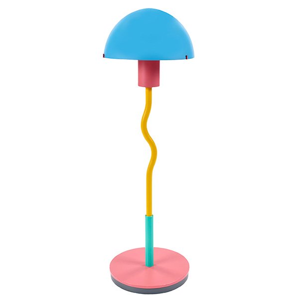 Martine Bedin (b. 1957) for Memphis table lamp 6"dia x (1 of 1)
