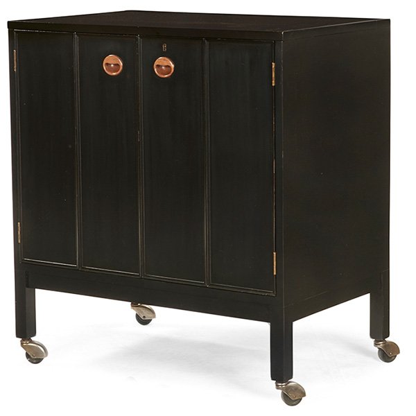 Edward Wormley (1907-1995) for Dunbar	 locking bar (1 of 2)