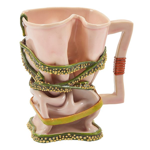 Kathy Butterly, (American, b. 1963), Buttercup: Kathy Butterly, (American, b. 1963), Buttercup, 1996-1997, porcelain, glaze and slip, signed, titled and dated, 3.75"h x 3.5"w x 2.75"d. Provenance: Provenance: Franklin Parrasch Gallery, New York, Ne