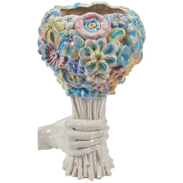 Jack Earl, (American, b. 1934), Bouquet: Jack Earl, (American, b. 1934), Bouquet, 1976, ceramic, signed and dated, 17"h x 11"w x 10"d. Provenance: Provenance: Theo Portnoy Gallery, New York, New York Rago Arts & Auction Center, Lambertville,