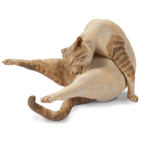 Esther Shimazu, (American, b. 1957), Small Lick: Esther Shimazu, (American, b. 1957), Small Lick, 1996, ceramic, signed and dated, 8"h x 13"w x 7"d. Provenance: Provenance: Ann Nathan Gallery, Chicago, Illinois