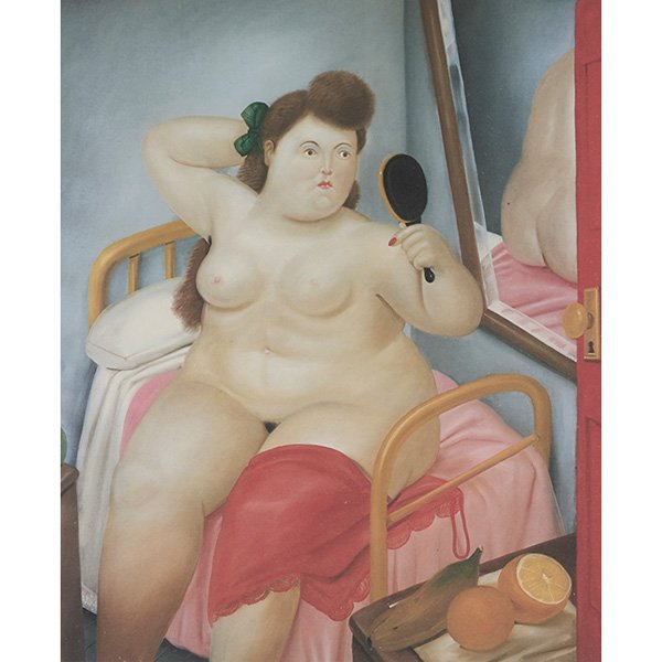 Fernando Botero, (Colombian, b. 1932), La Toilette: Fernando Botero, (Colombian, b. 1932), La Toilette, 1983, offset color lithograph, signed and numbered in pencil, edition of 200, 13.75" x 11.25". Provenance: Provenance: Rago Arts & Auction Center, L
