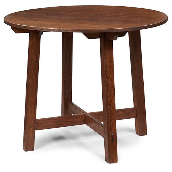 Limbert lamp table, #1138 36"dia x 29"h (1 of 1)