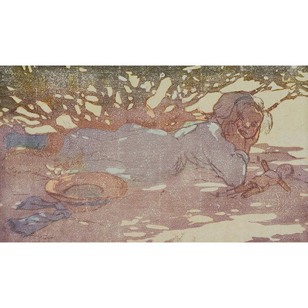 Mabel Royds, (British, 1874-1941), Sunspots, color (1 of 2)