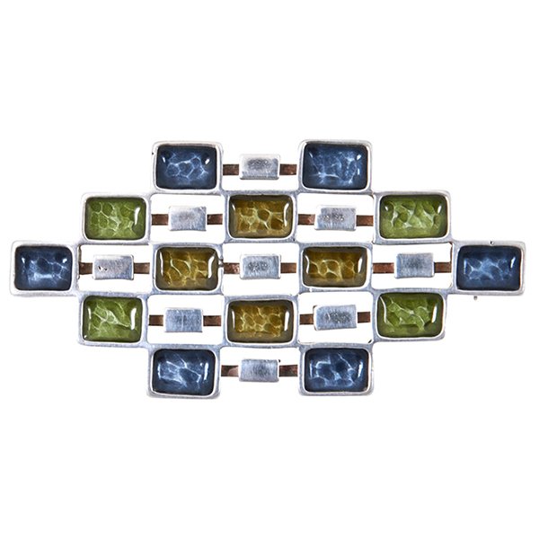 Karl Jorgen Otteren for David-Andersen brooch 2 1/4"w x (1 of 1)