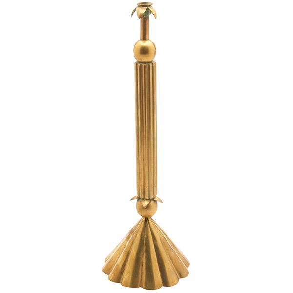 Hagenauer Art Deco table lamp 5"dia x 19"h (1 of 1)