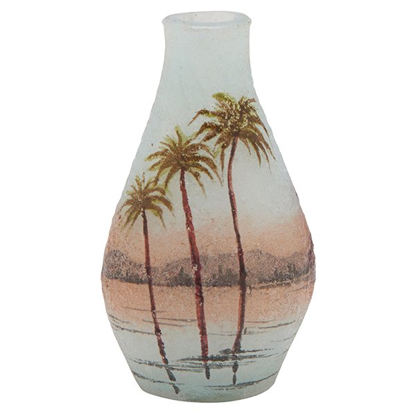 Daum Nil miniature vase 1"dia x 2"h (1 of 3)