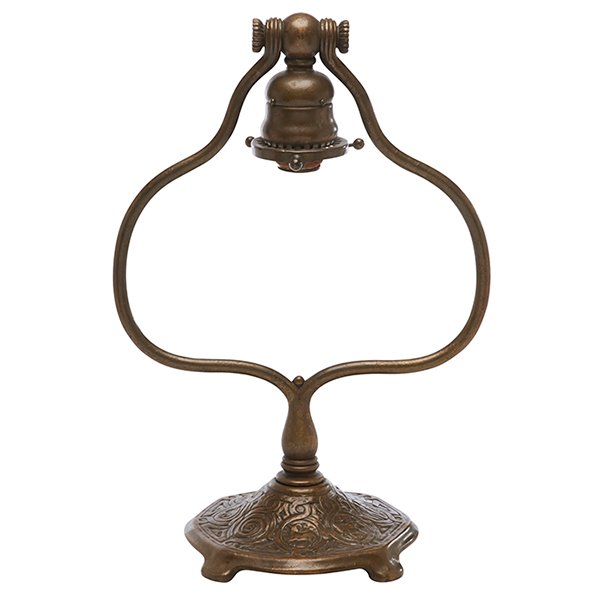 Tiffany Studios Zodiac harp lamp base, #661 9.25"w x (1 of 2)