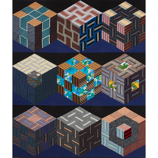 Rebecca Shore, (American, b. 1956), Sister-Nine Cubes, (1 of 2)